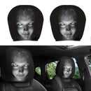 2Pcs Universal Capas de Encosto de Cabeça Tocando o Terror