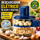 Descascador Elétrico de Alho Legumes E Frutas Automático Multifuncional Mini Processador de Cozinha Portatil