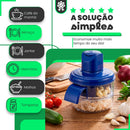 Descascador Elétrico de Alho Legumes E Frutas Automático Multifuncional Mini Processador de Cozinha Portatil